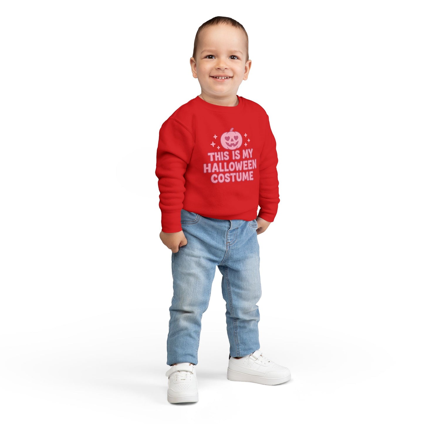 This IS My Halloween Costume Toddler Sweatshirt, Cute Halloween Outfit, Pumpkin Costume Top, Toddler Halloween Gift, Funny Kids Sweater