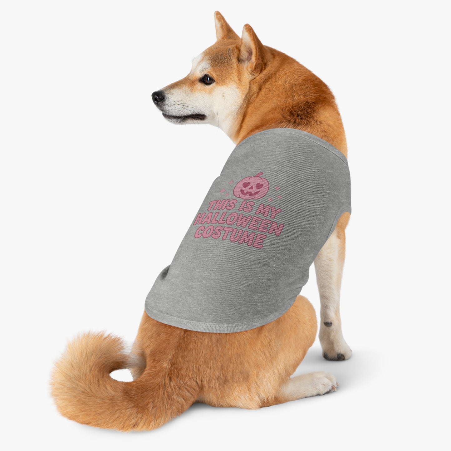 This Is My Halloween Costume Pet Tank Top, Cute Dog Costume, Pet Apparel, Fall Fashion for Pets, Pumpkin Shirt for Dogs, Spooky Pet Fashion