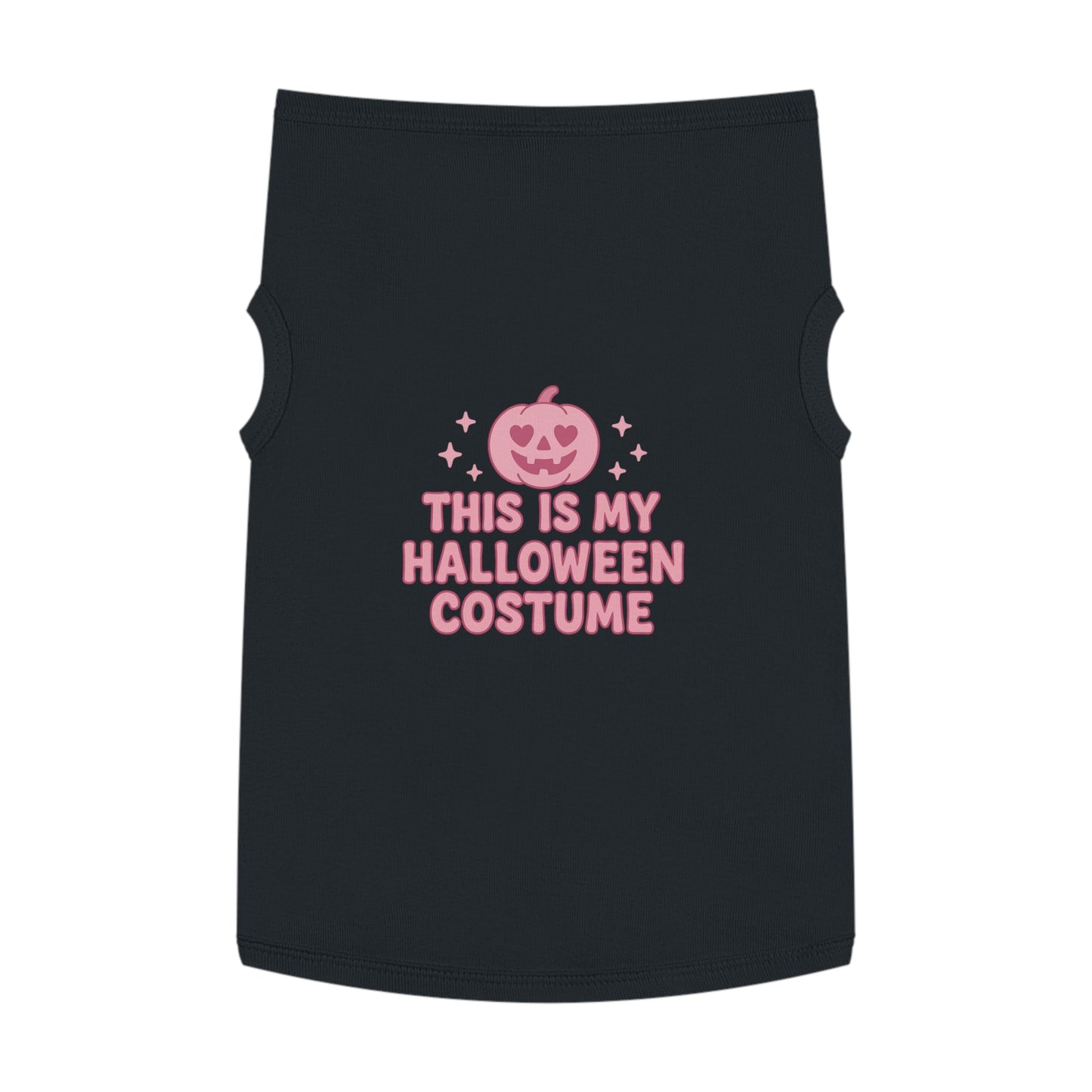 This Is My Halloween Costume Pet Tank Top, Cute Dog Costume, Pet Apparel, Fall Fashion for Pets, Pumpkin Shirt for Dogs, Spooky Pet Fashion