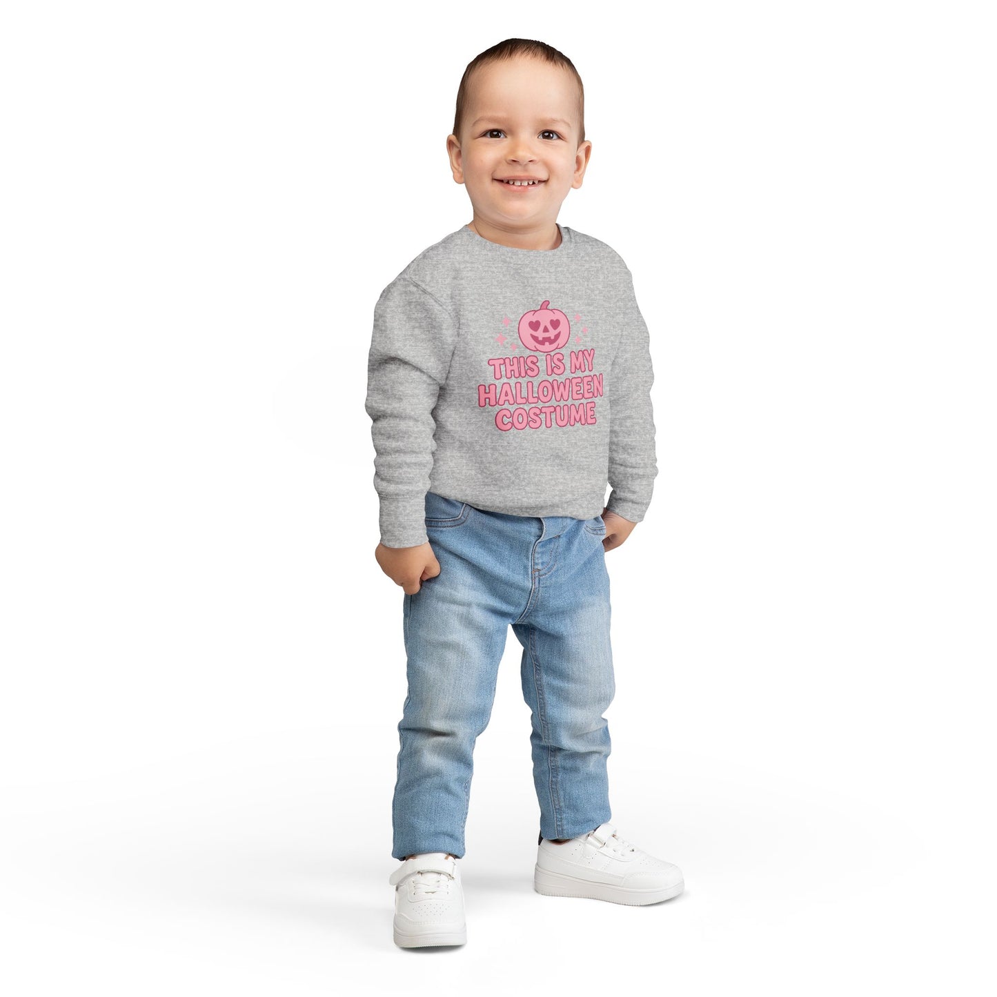 This IS My Halloween Costume Toddler Sweatshirt, Cute Halloween Outfit, Pumpkin Costume Top, Toddler Halloween Gift, Funny Kids Sweater