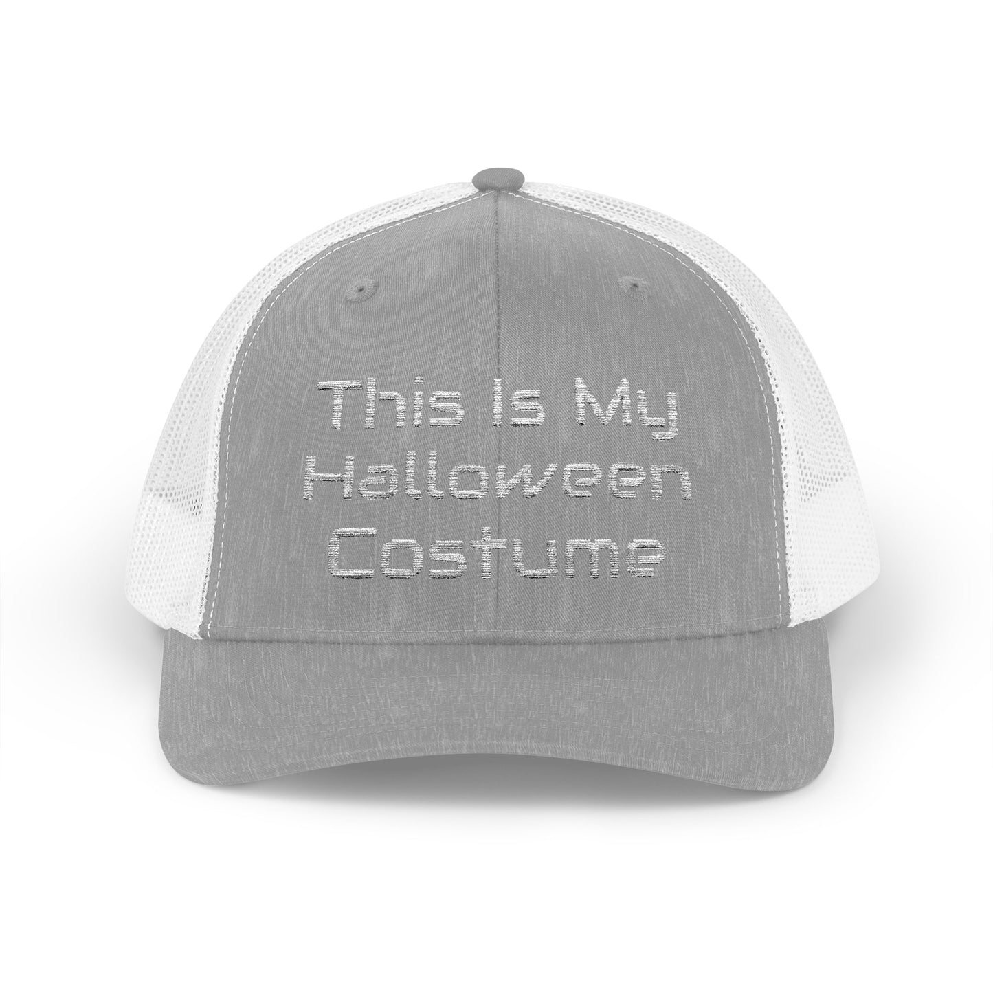 This Is My Halloween Costume White Thread – Snapback Trucker Cap