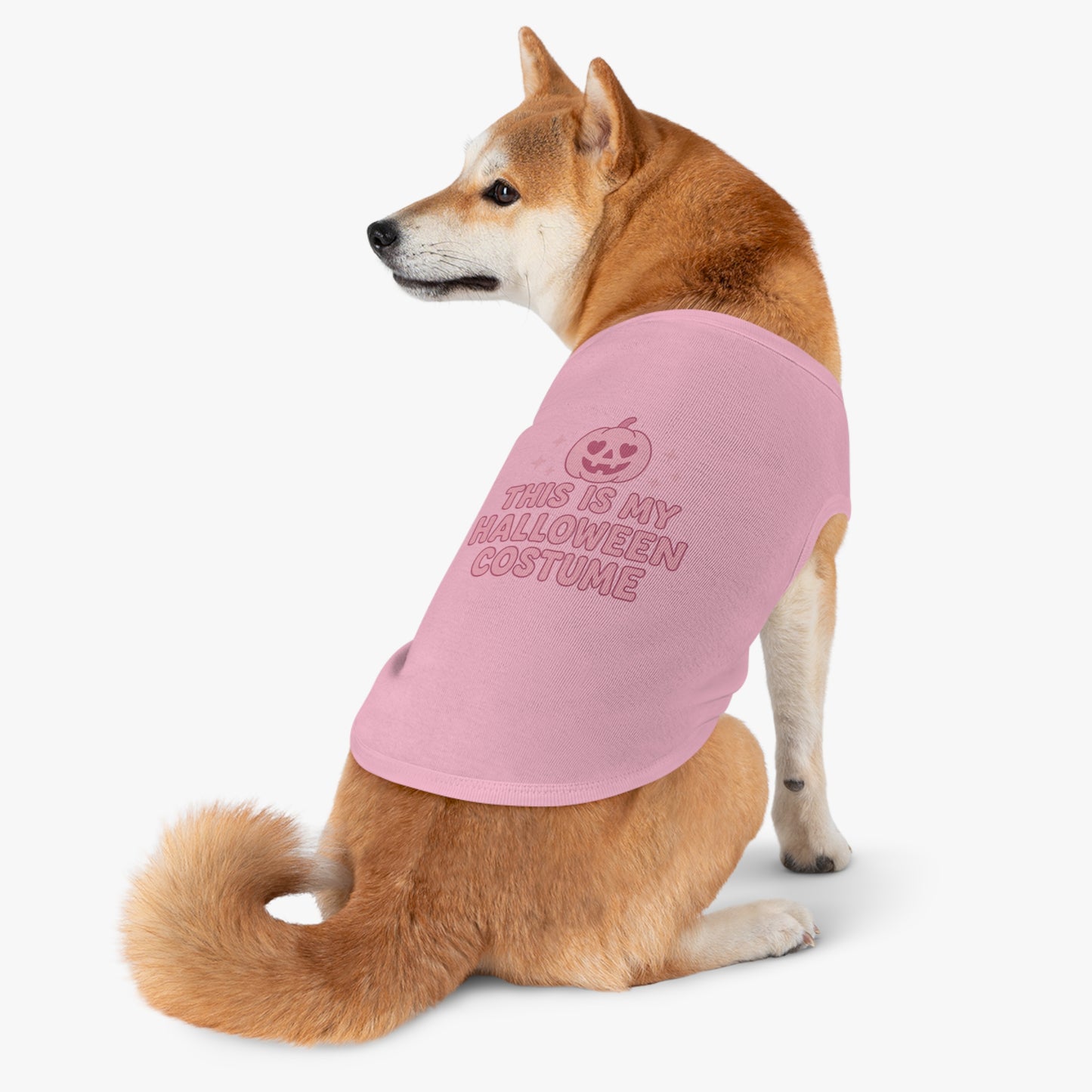 This Is My Halloween Costume Pet Tank Top, Cute Dog Costume, Pet Apparel, Fall Fashion for Pets, Pumpkin Shirt for Dogs, Spooky Pet Fashion