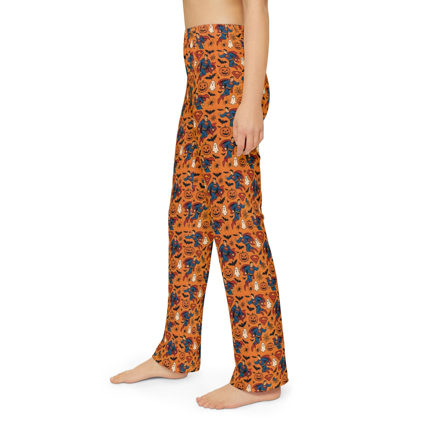Halloween Hero Kids Pajama Pants – Limited Edition Superman-Inspired Print