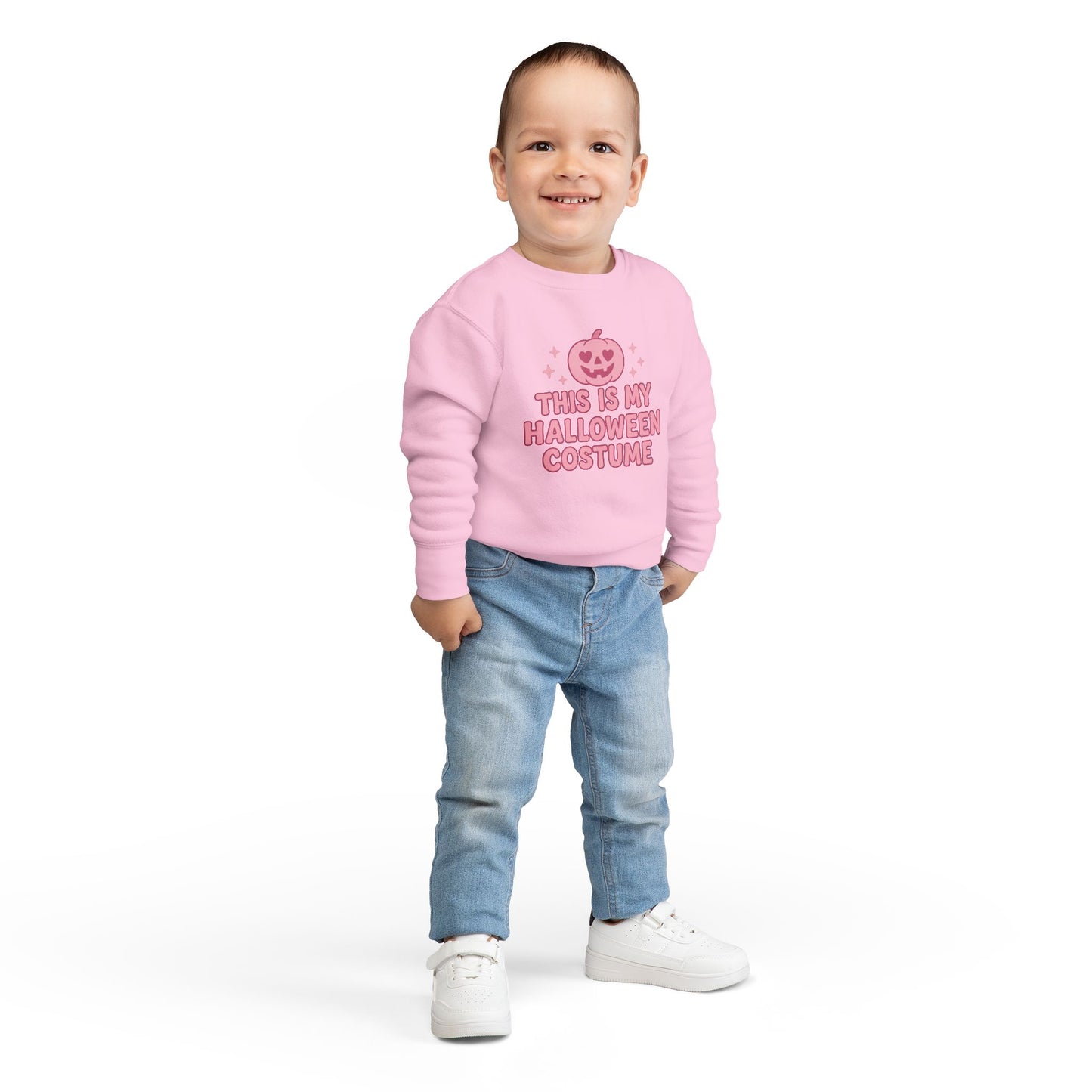 This IS My Halloween Costume Toddler Sweatshirt, Cute Halloween Outfit, Pumpkin Costume Top, Toddler Halloween Gift, Funny Kids Sweater