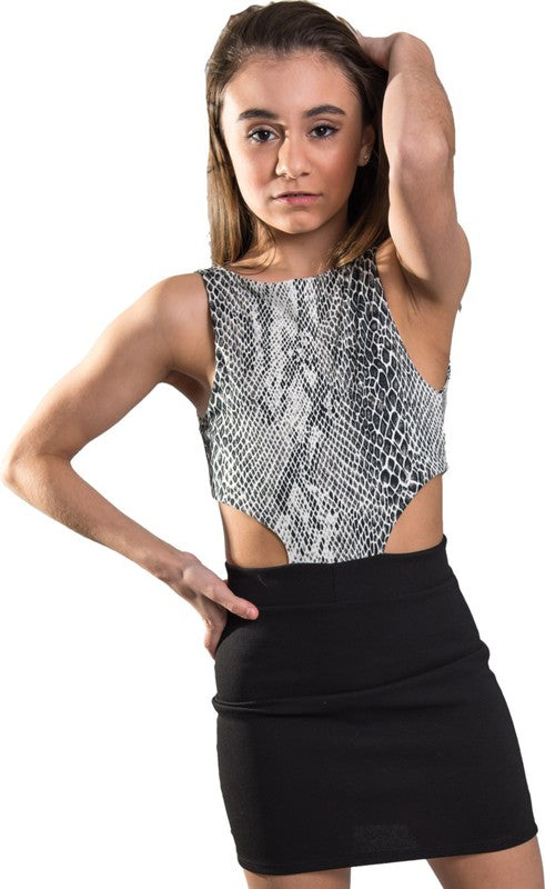 KIDS SNAKE SKIN KERRY DRESS