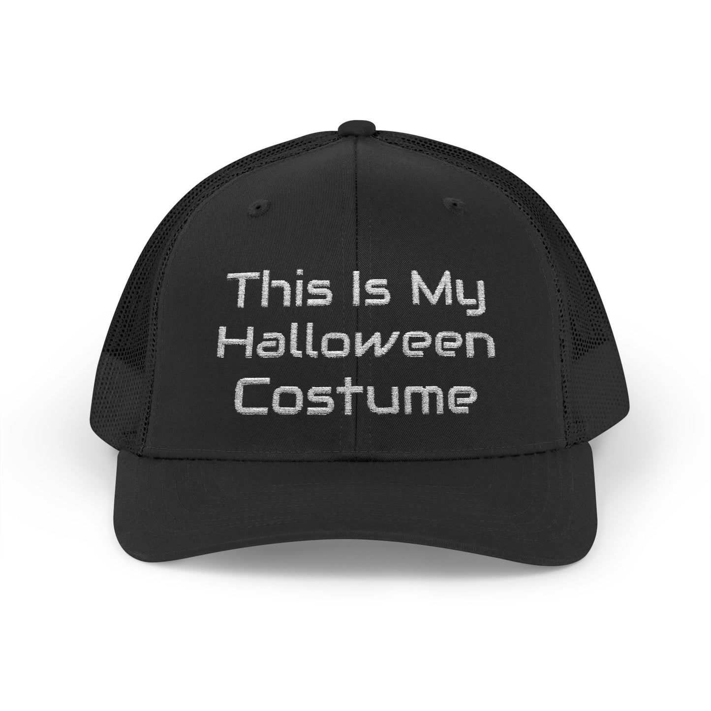 This Is My Halloween Costume White Thread – Snapback Trucker Cap