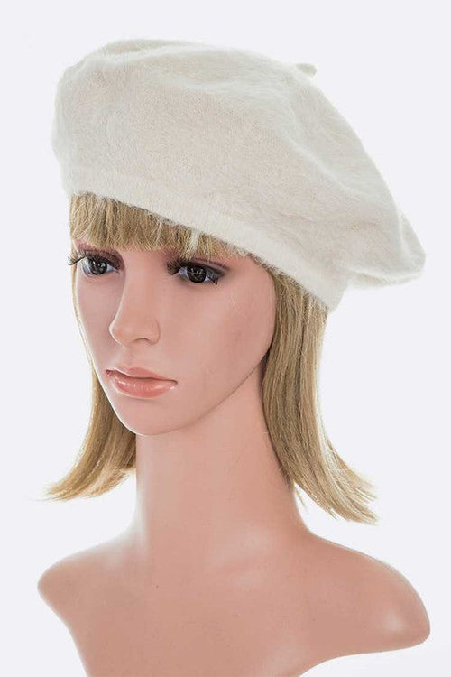 Faux Fur Fashion Beret