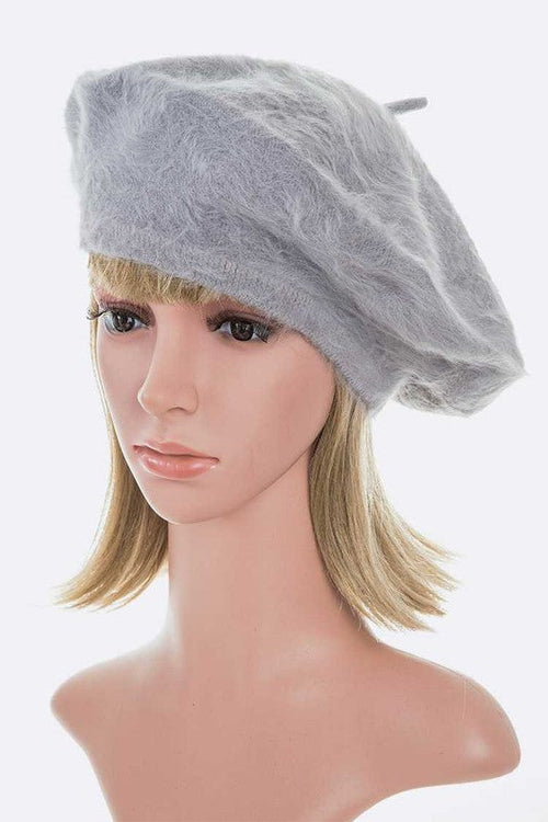 Faux Fur Fashion Beret