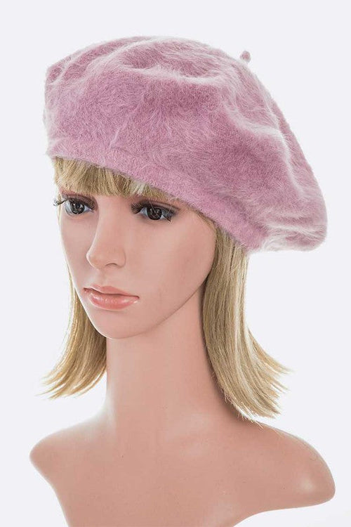Faux Fur Fashion Beret