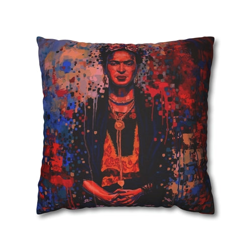 Frida 4 Spun Polyester Square Pillow Case