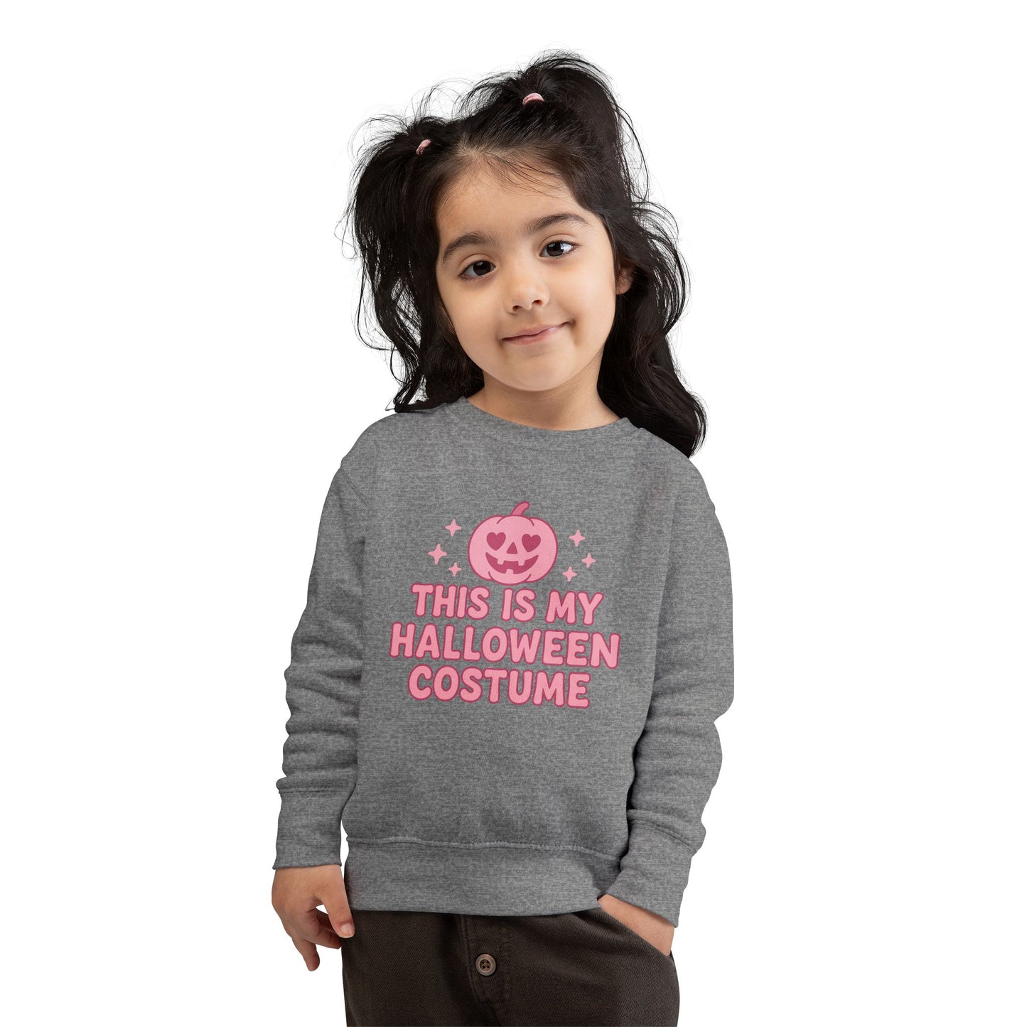 This IS My Halloween Costume Toddler Sweatshirt, Cute Halloween Outfit, Pumpkin Costume Top, Toddler Halloween Gift, Funny Kids Sweater