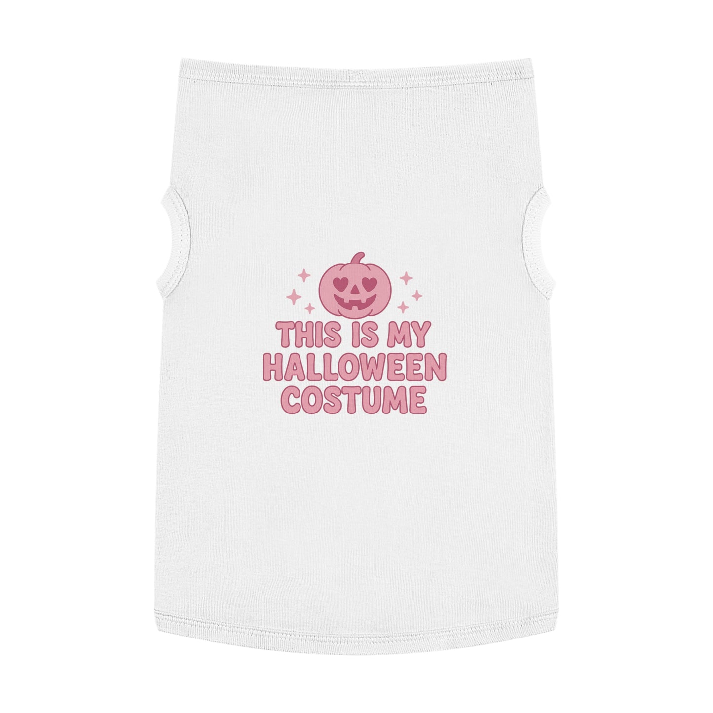 This Is My Halloween Costume Pet Tank Top, Cute Dog Costume, Pet Apparel, Fall Fashion for Pets, Pumpkin Shirt for Dogs, Spooky Pet Fashion
