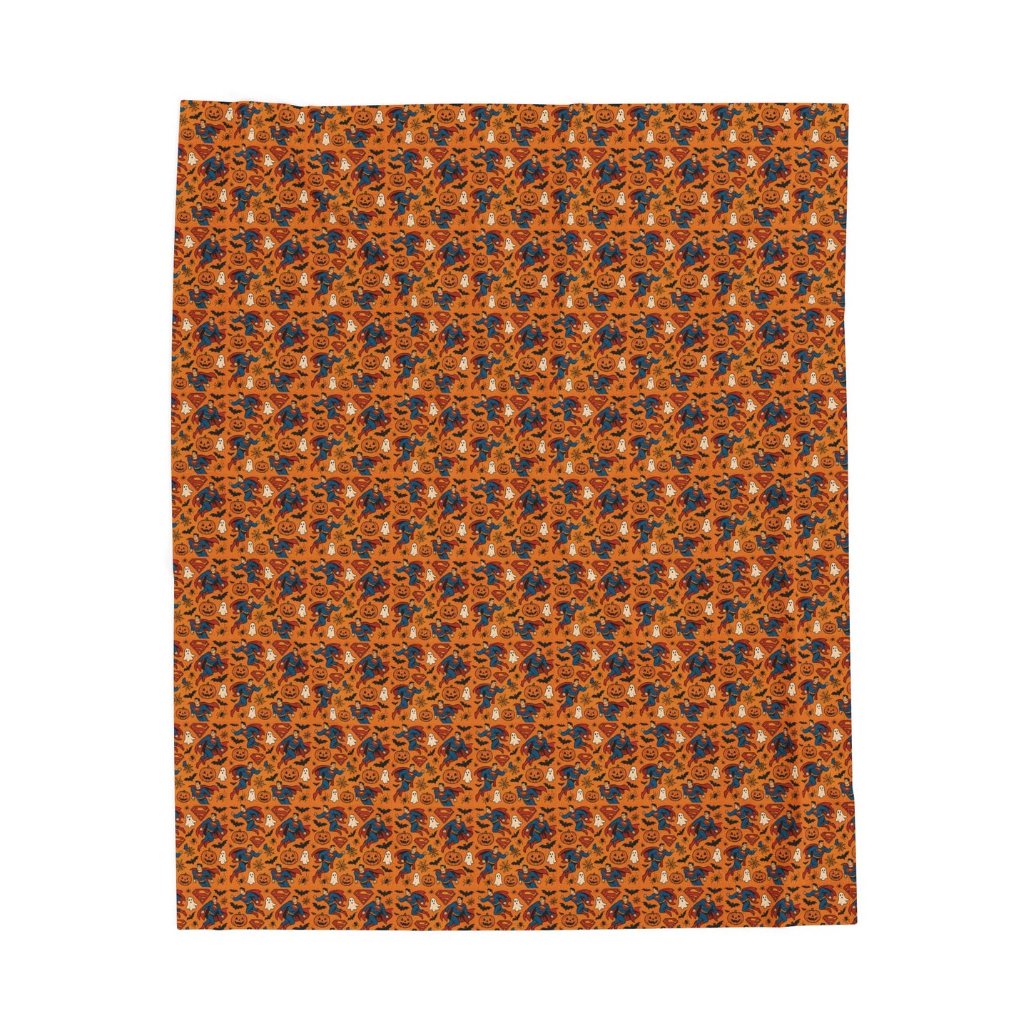 🎃 Halloween Hero Plush Blanket – Cozy Up with Comic-Style Comfort
