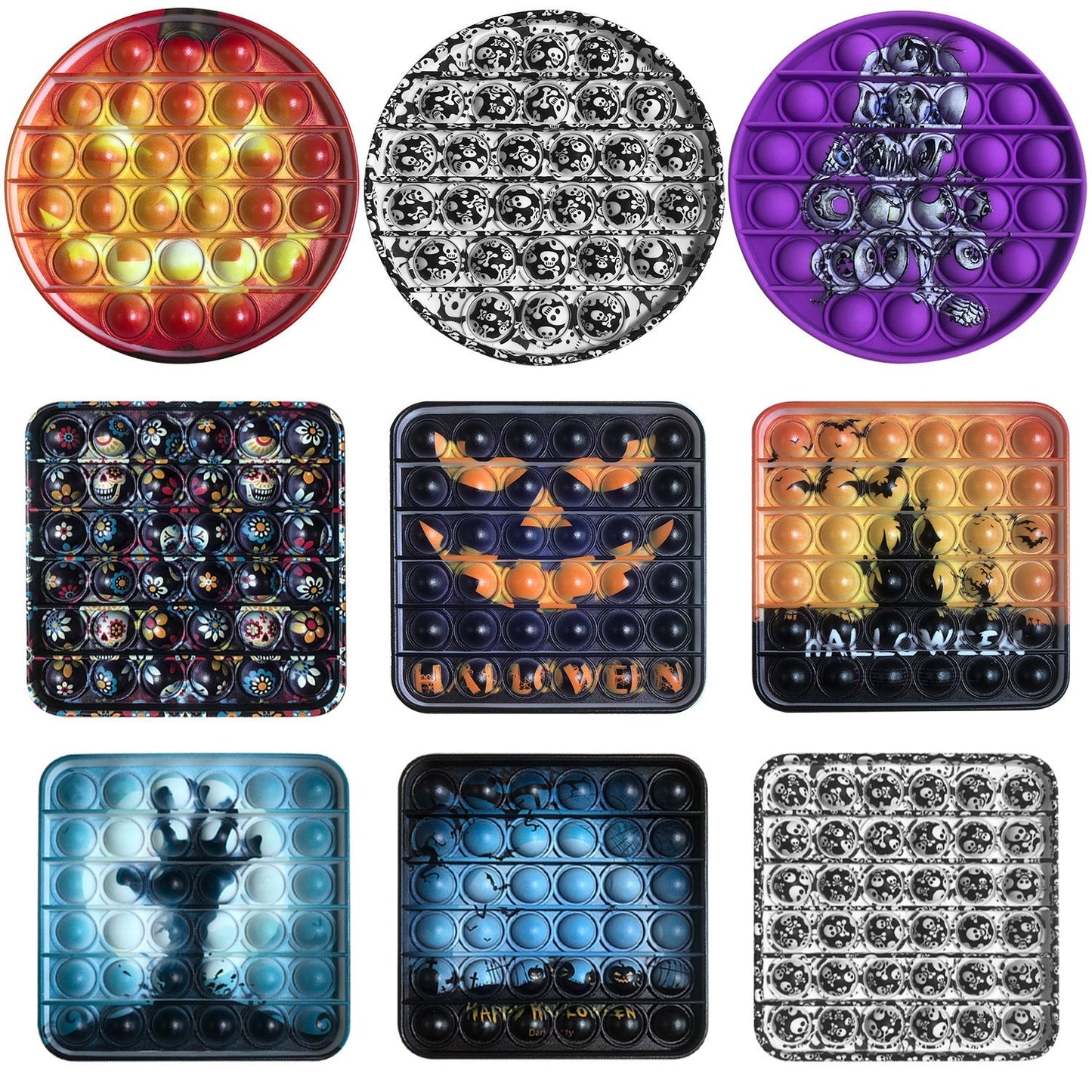Jumbo Push Pop Fidget Sensory -Halloween collection