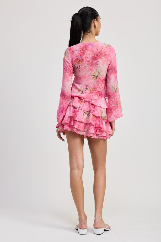 RUFFLE MINI SKIRT