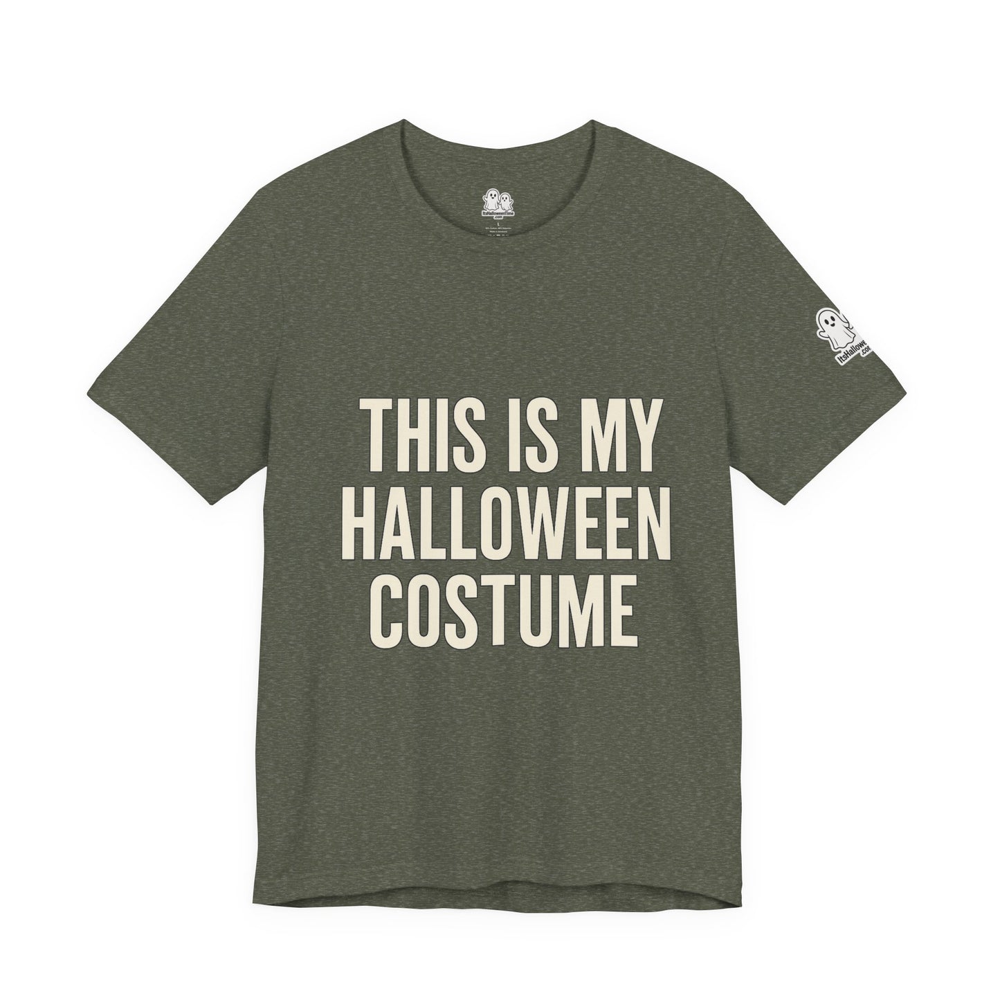 This Is My Halloween Costume – Unisex Jersey Tee (Front + Back Print)