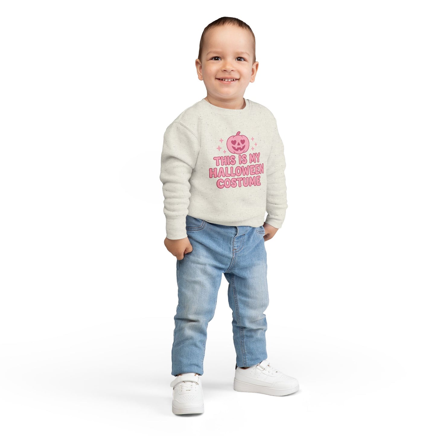 This IS My Halloween Costume Toddler Sweatshirt, Cute Halloween Outfit, Pumpkin Costume Top, Toddler Halloween Gift, Funny Kids Sweater