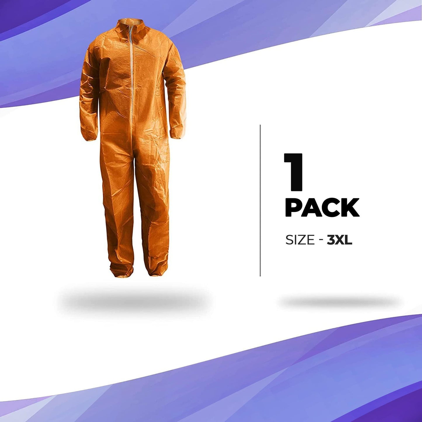 Disposable Coveralls for Men and Women 3X Large AMZ Medical Supply