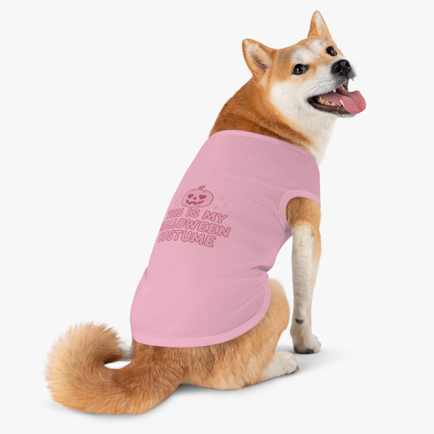 This Is My Halloween Costume Pet Tank Top, Cute Dog Costume, Pet Apparel, Fall Fashion for Pets, Pumpkin Shirt for Dogs, Spooky Pet Fashion
