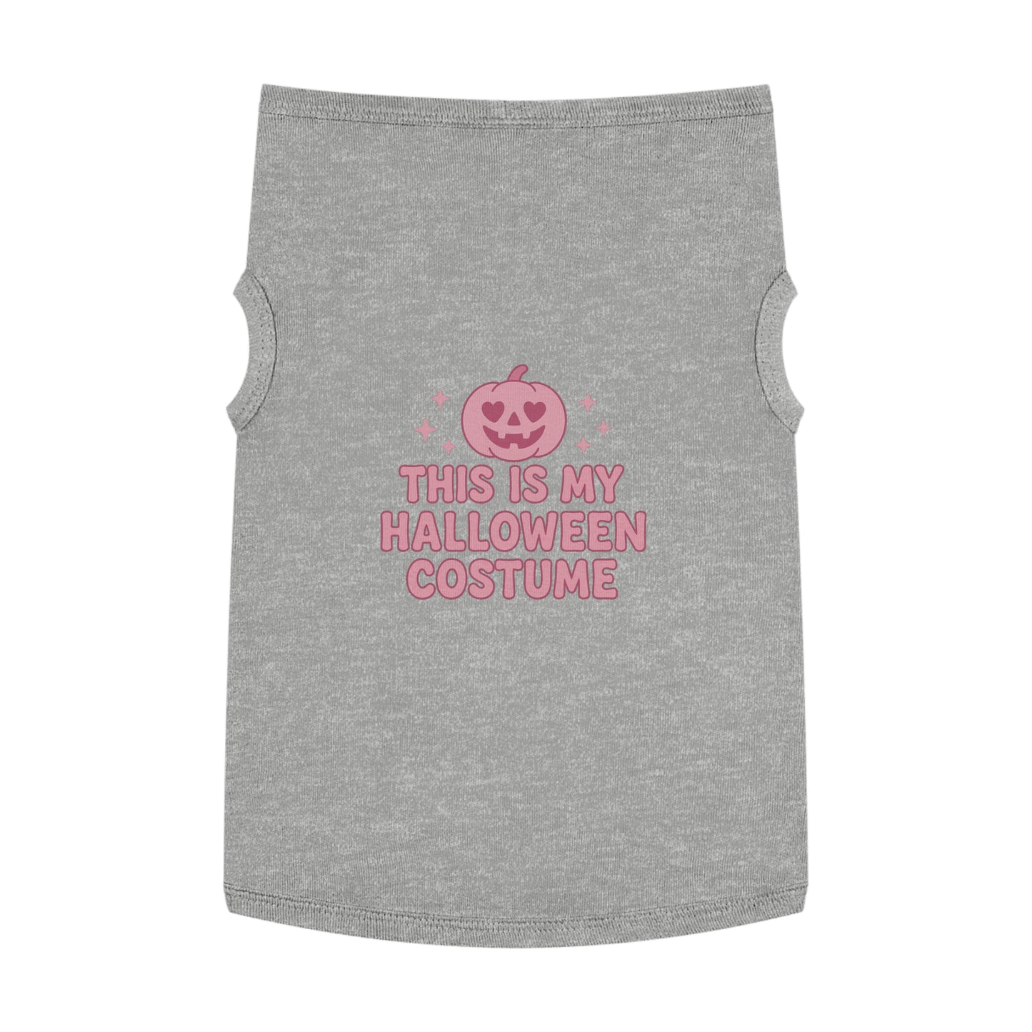 This Is My Halloween Costume Pet Tank Top, Cute Dog Costume, Pet Apparel, Fall Fashion for Pets, Pumpkin Shirt for Dogs, Spooky Pet Fashion