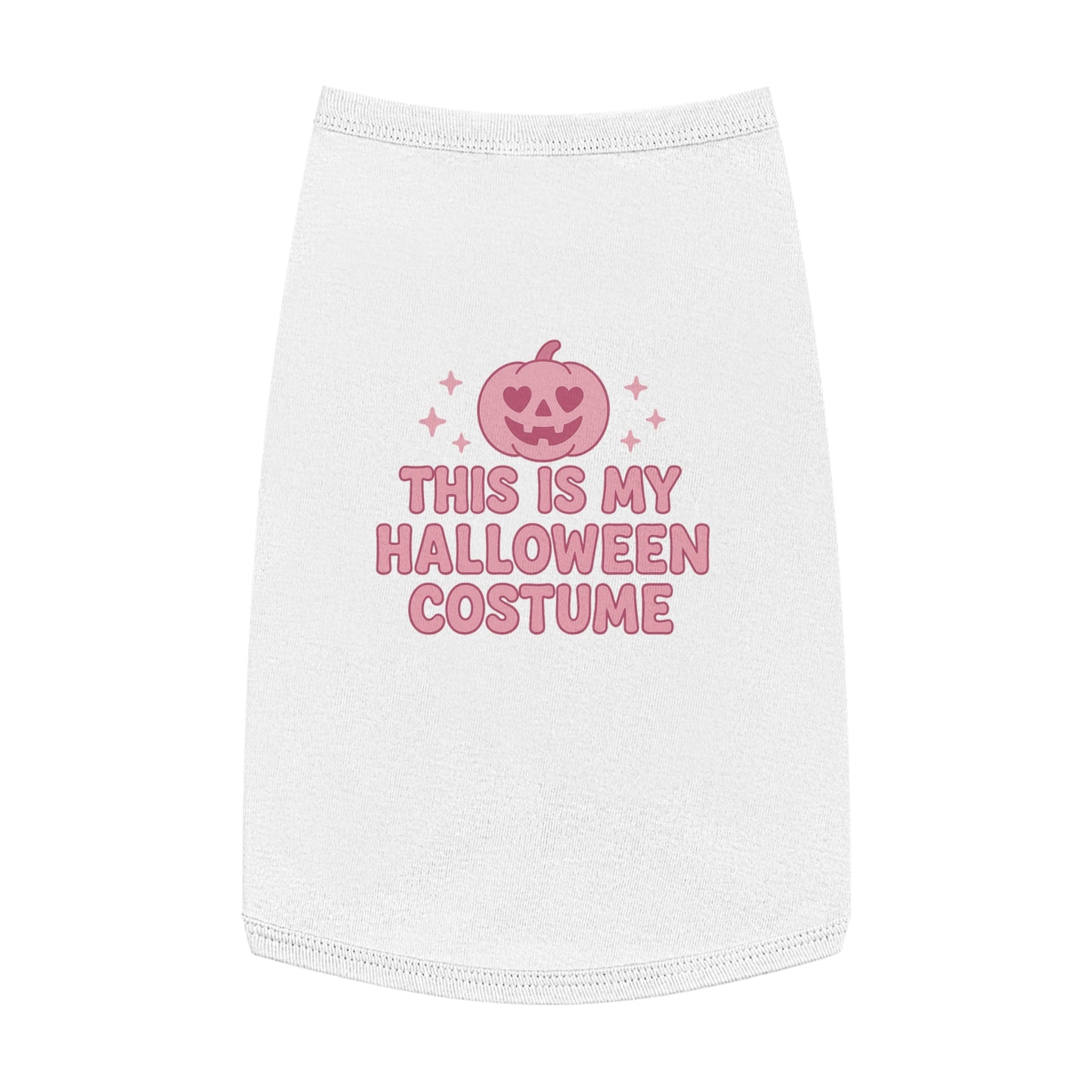 This Is My Halloween Costume Pet Tank Top, Cute Dog Costume, Pet Apparel, Fall Fashion for Pets, Pumpkin Shirt for Dogs, Spooky Pet Fashion