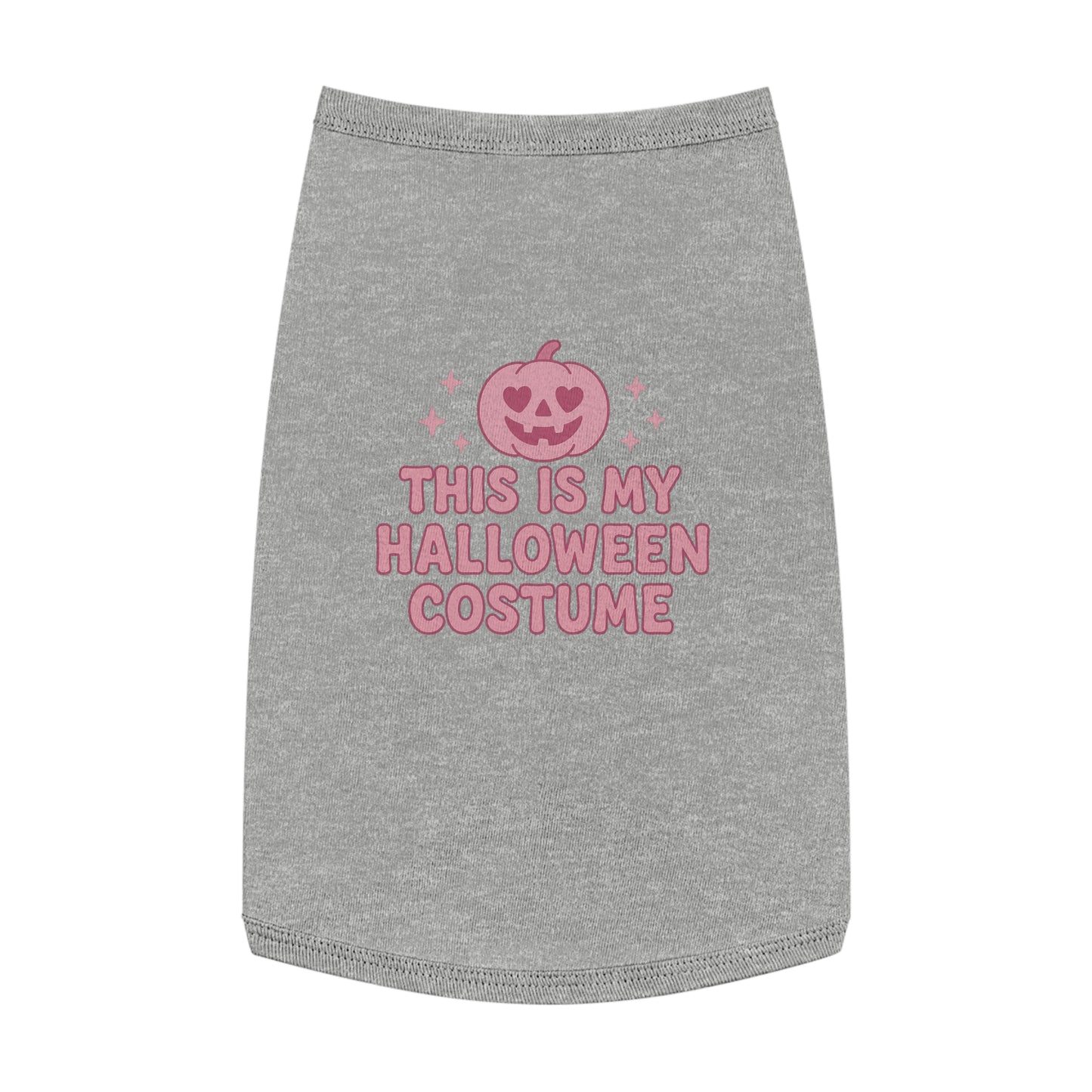 This Is My Halloween Costume Pet Tank Top, Cute Dog Costume, Pet Apparel, Fall Fashion for Pets, Pumpkin Shirt for Dogs, Spooky Pet Fashion