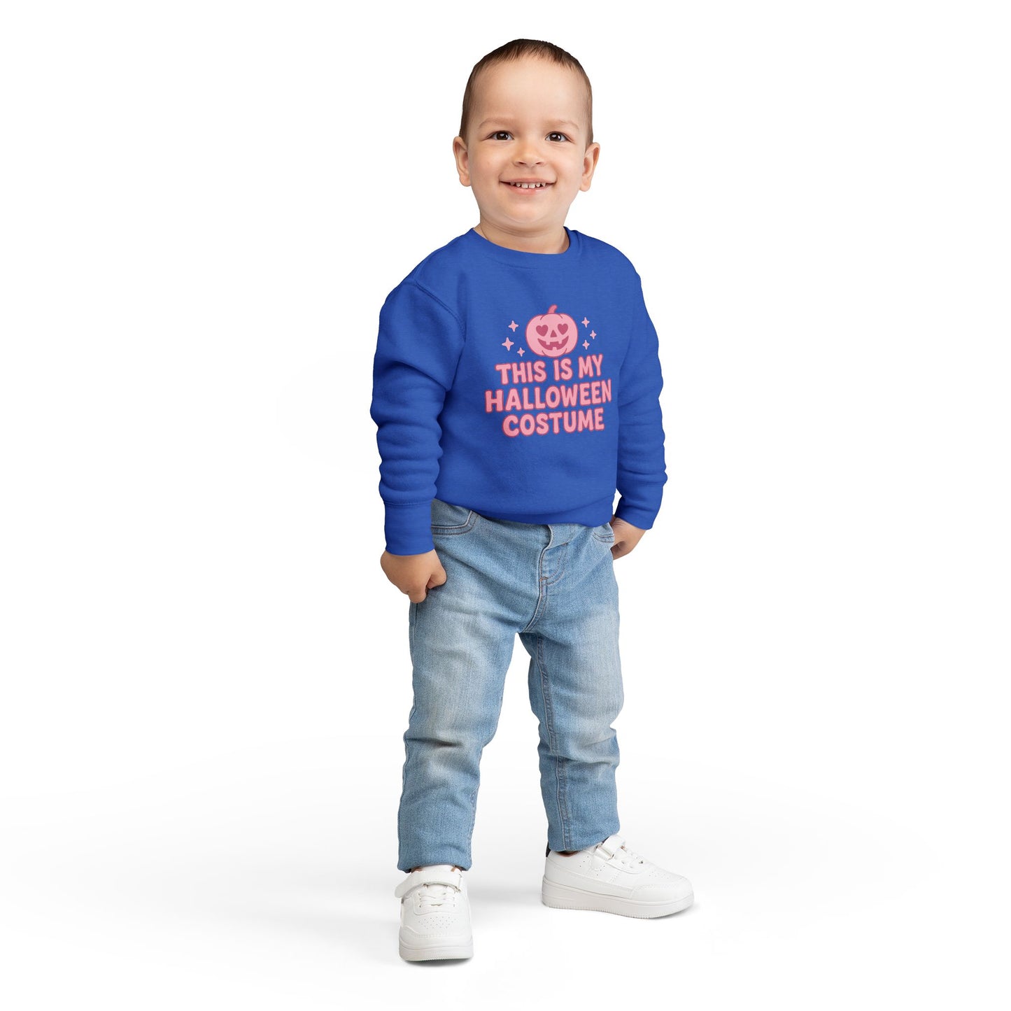 This IS My Halloween Costume Toddler Sweatshirt, Cute Halloween Outfit, Pumpkin Costume Top, Toddler Halloween Gift, Funny Kids Sweater