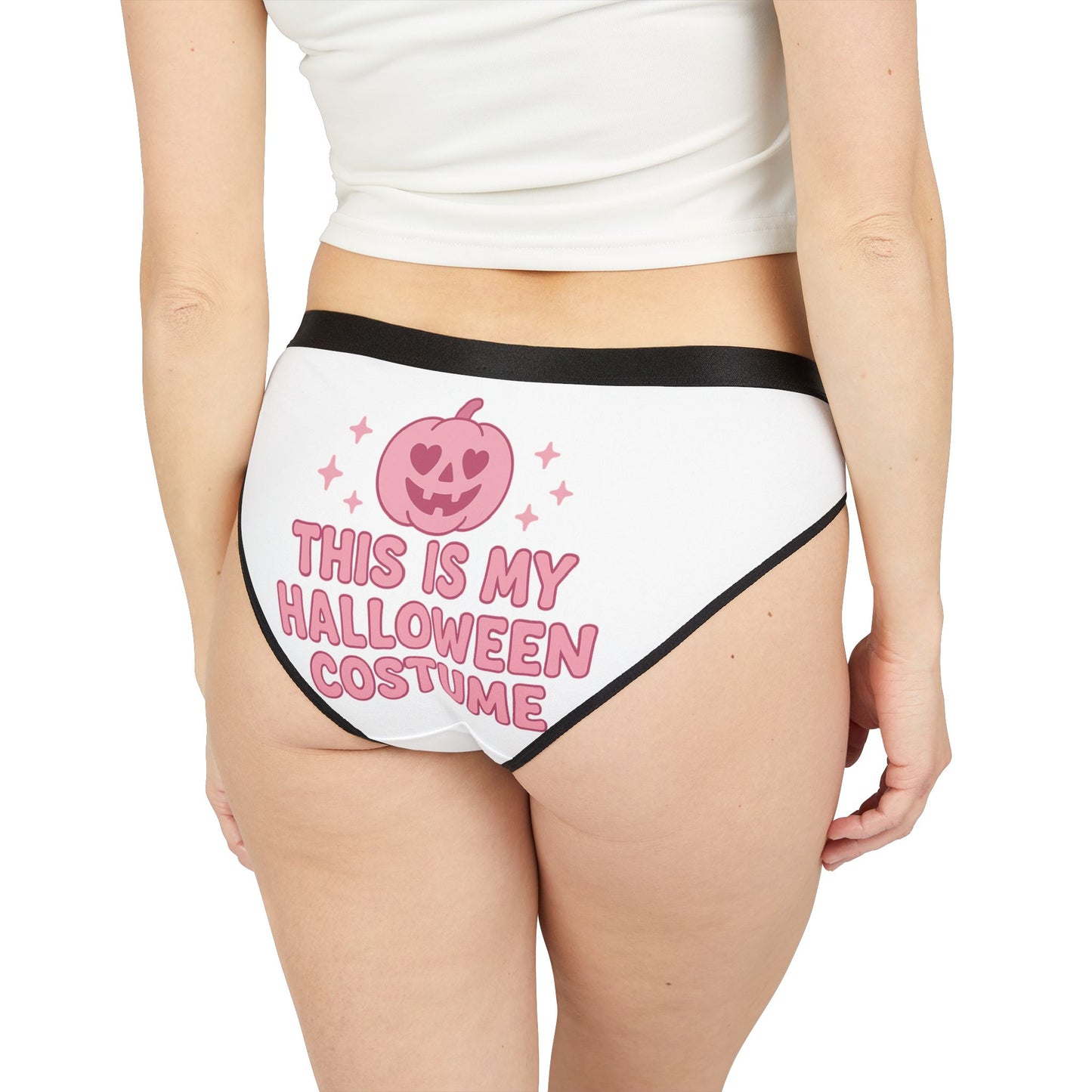 This Is My Halloween Costume Women's Underwear, Fun Holiday Intimates, Cute Themed Briefs, Gift for Her, Spooky Vibes Lingerie
