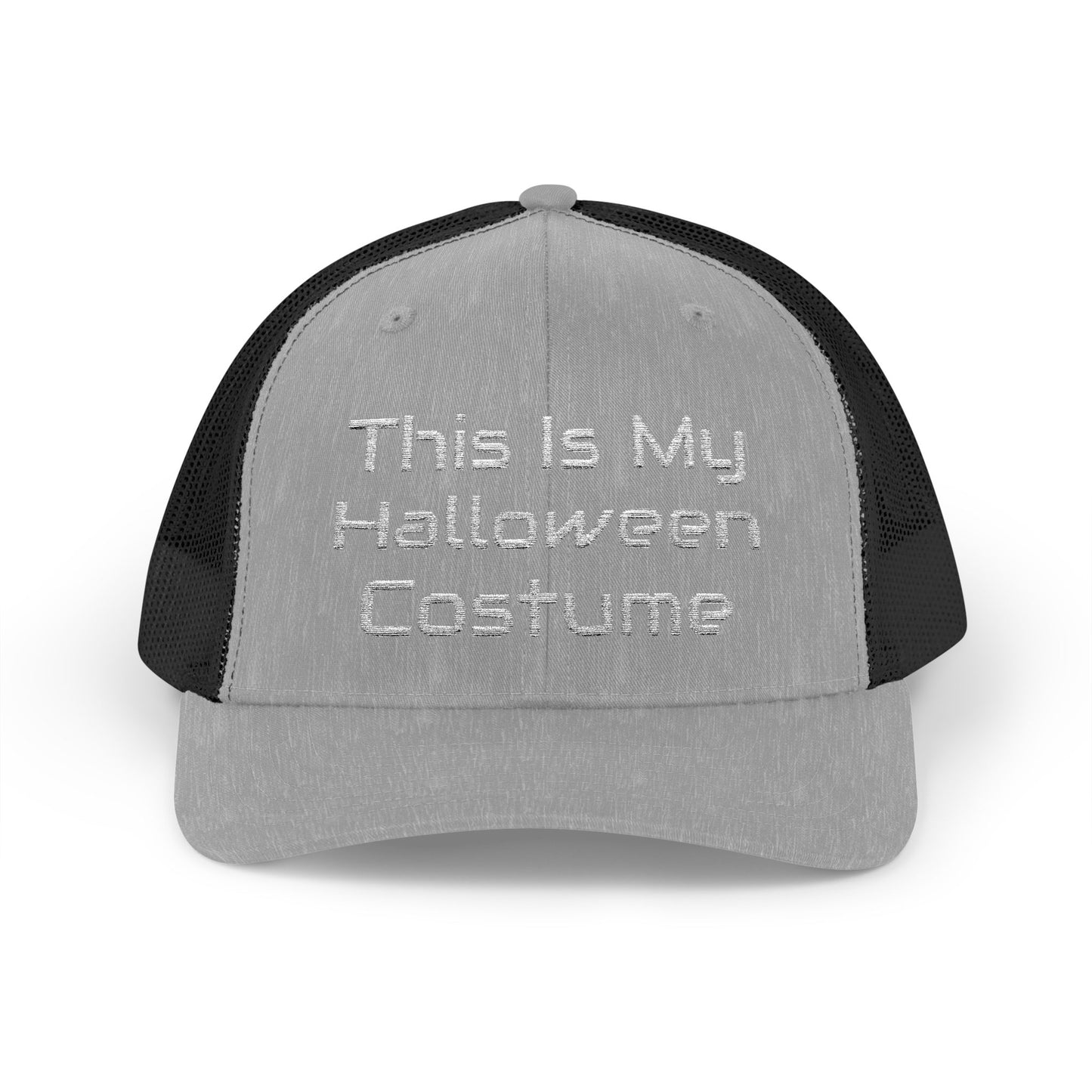 This Is My Halloween Costume White Thread – Snapback Trucker Cap