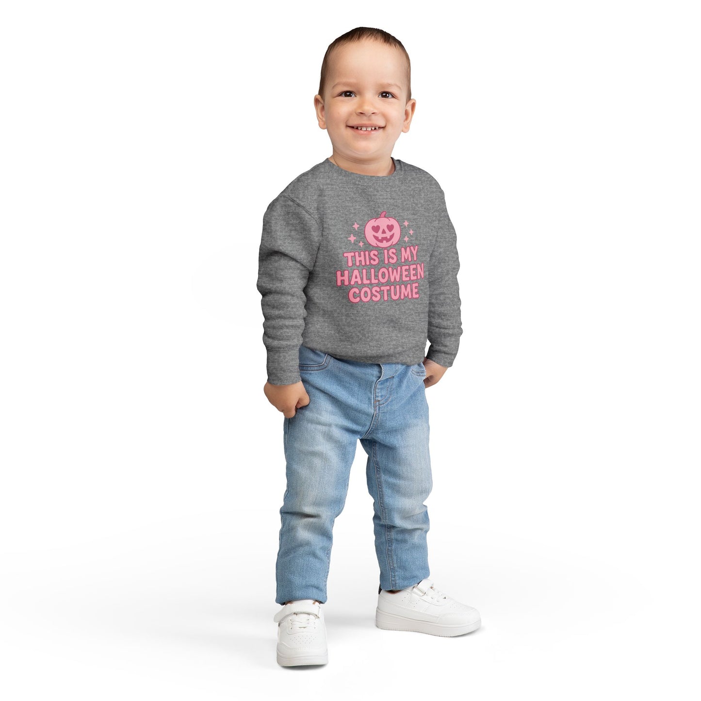 This IS My Halloween Costume Toddler Sweatshirt, Cute Halloween Outfit, Pumpkin Costume Top, Toddler Halloween Gift, Funny Kids Sweater