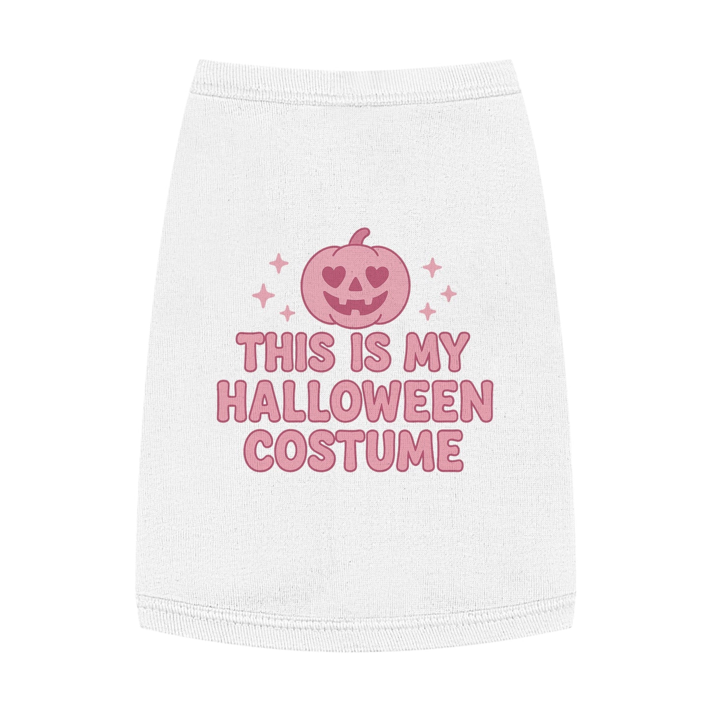 This Is My Halloween Costume Pet Tank Top, Cute Dog Costume, Pet Apparel, Fall Fashion for Pets, Pumpkin Shirt for Dogs, Spooky Pet Fashion