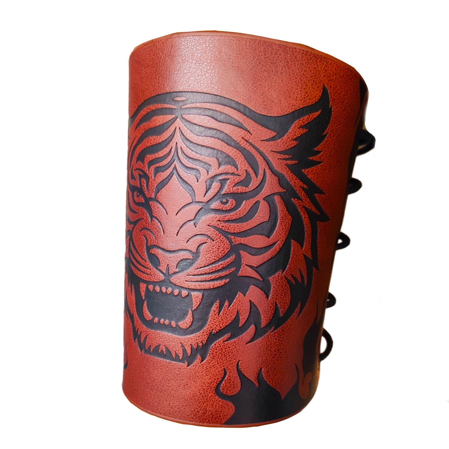 Tiger Bracelet Bracer Pu Leather Cuff Medieval Halloween Costume men
