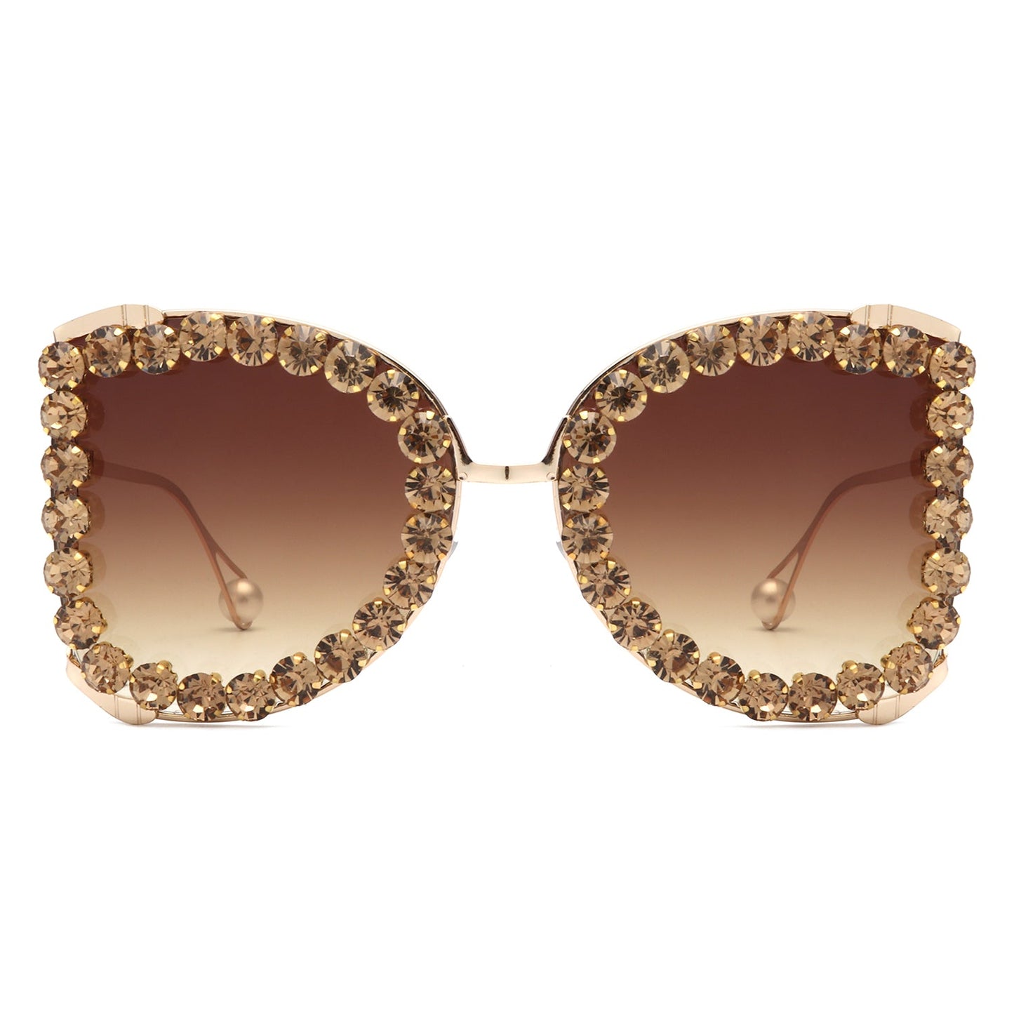 Apex - Luxury Oversized Rhinestone Butterfly Women's Sunglasses