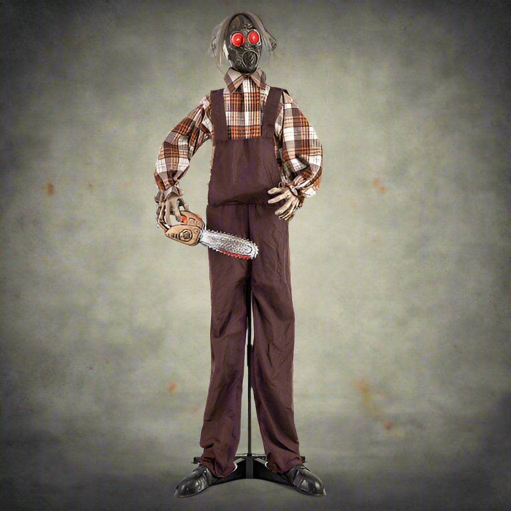 Halloween Animatronic Shaking Haunted Man with Lights and Sound