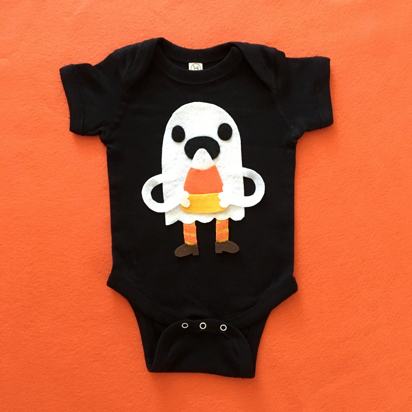 Candy Corn Love Ghost - Baby Bodysuit - Costume