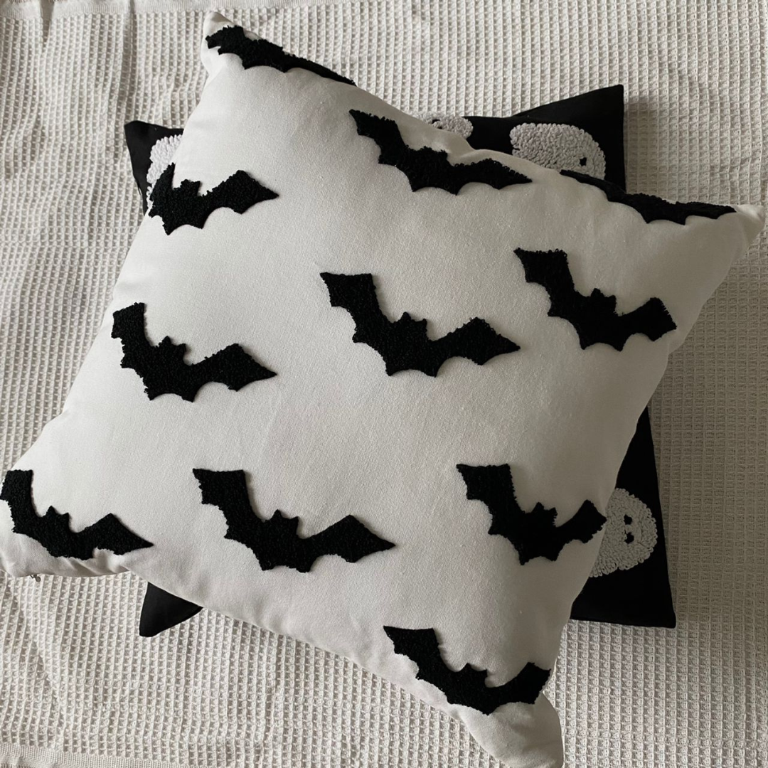 Halloween throw pillow cover, tufted accent pillow – Trendy Drop 2025 Edition