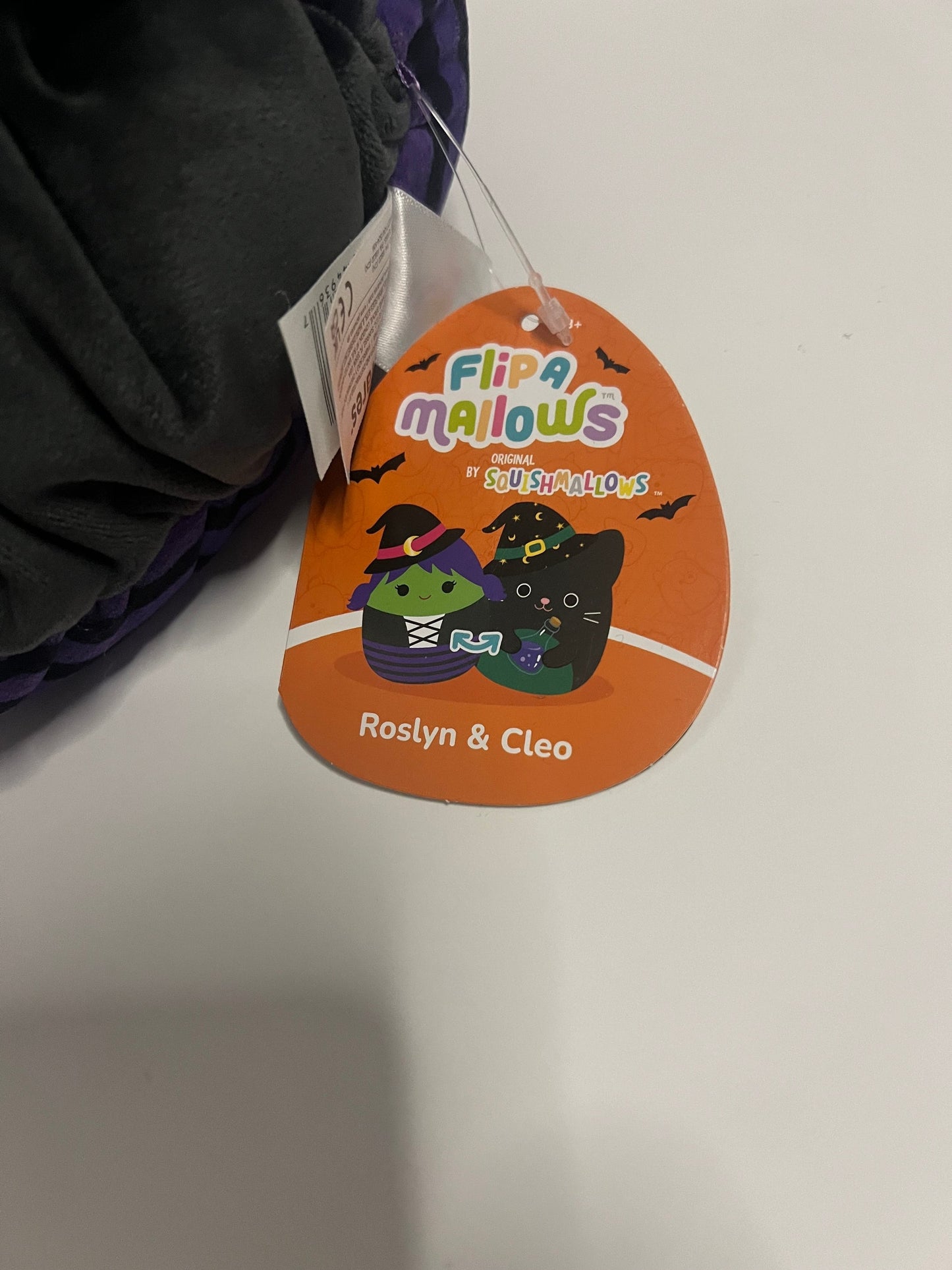 Squishmallows 8" Flip-A-Mallows Cleo Cat and Paige Pumpkin - 2024