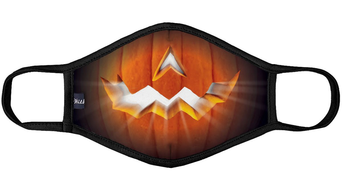 Halloween pumpkin 3-Layered Face Cover-PM0262 – Trendy Drop 2025 Edition