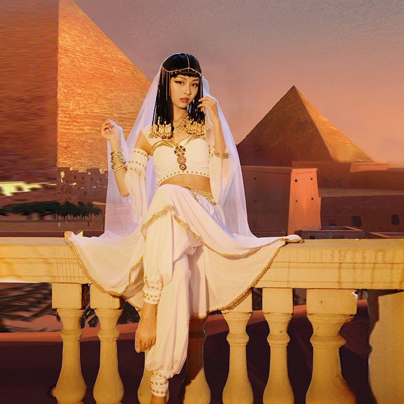 Belly Dance Carnival Egyptian Princess Costume Greek Goddess Outfit