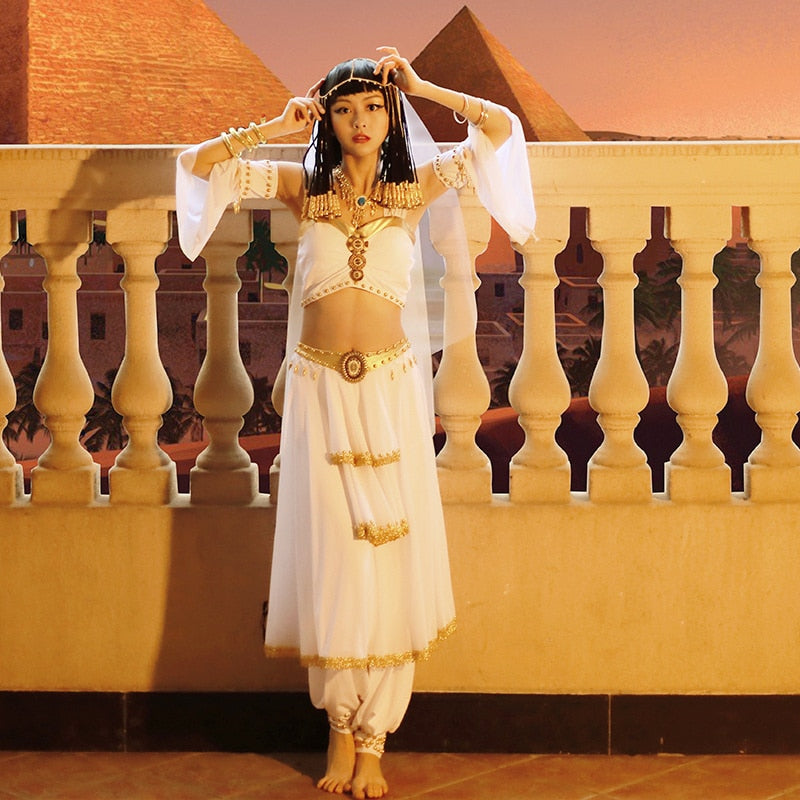 Belly Dance Carnival Egyptian Princess Costume Greek Goddess Outfit