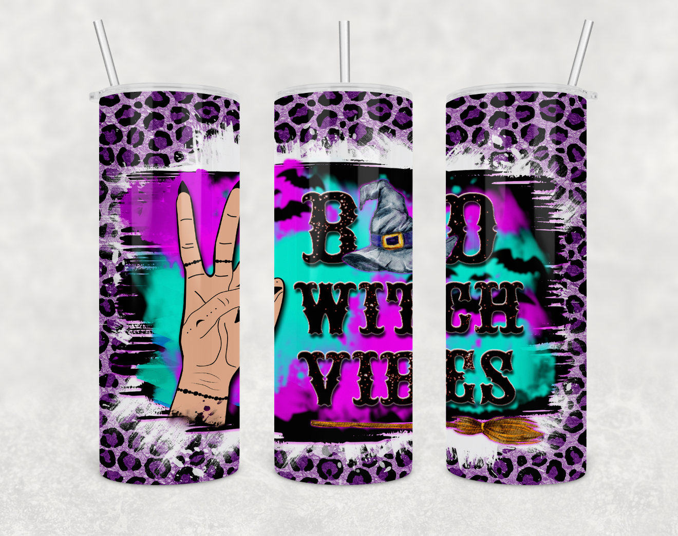 Bad Witch Vibes 20oz Skinny Tumbler