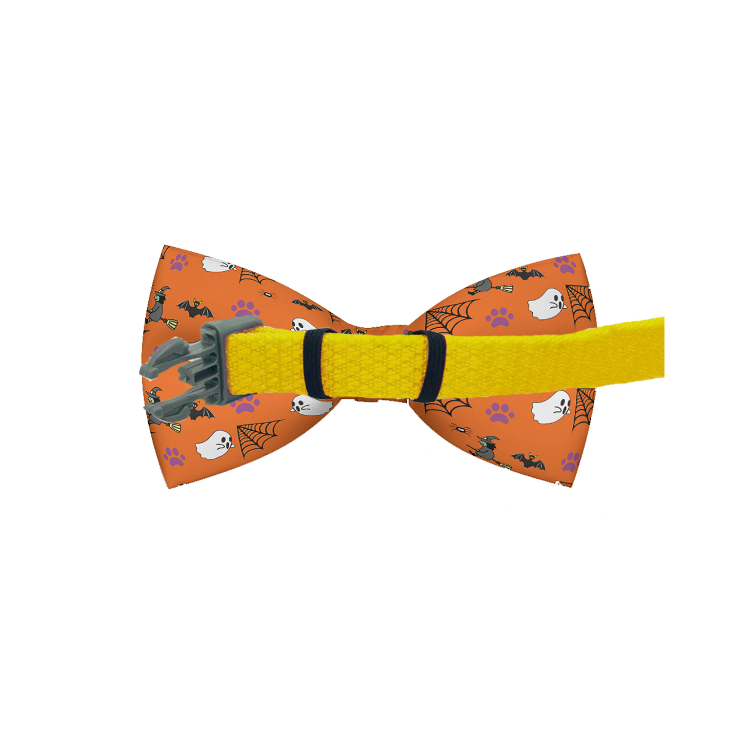 Halloween Orange Dog Bow Tie – Trendy Drop 2025 Edition