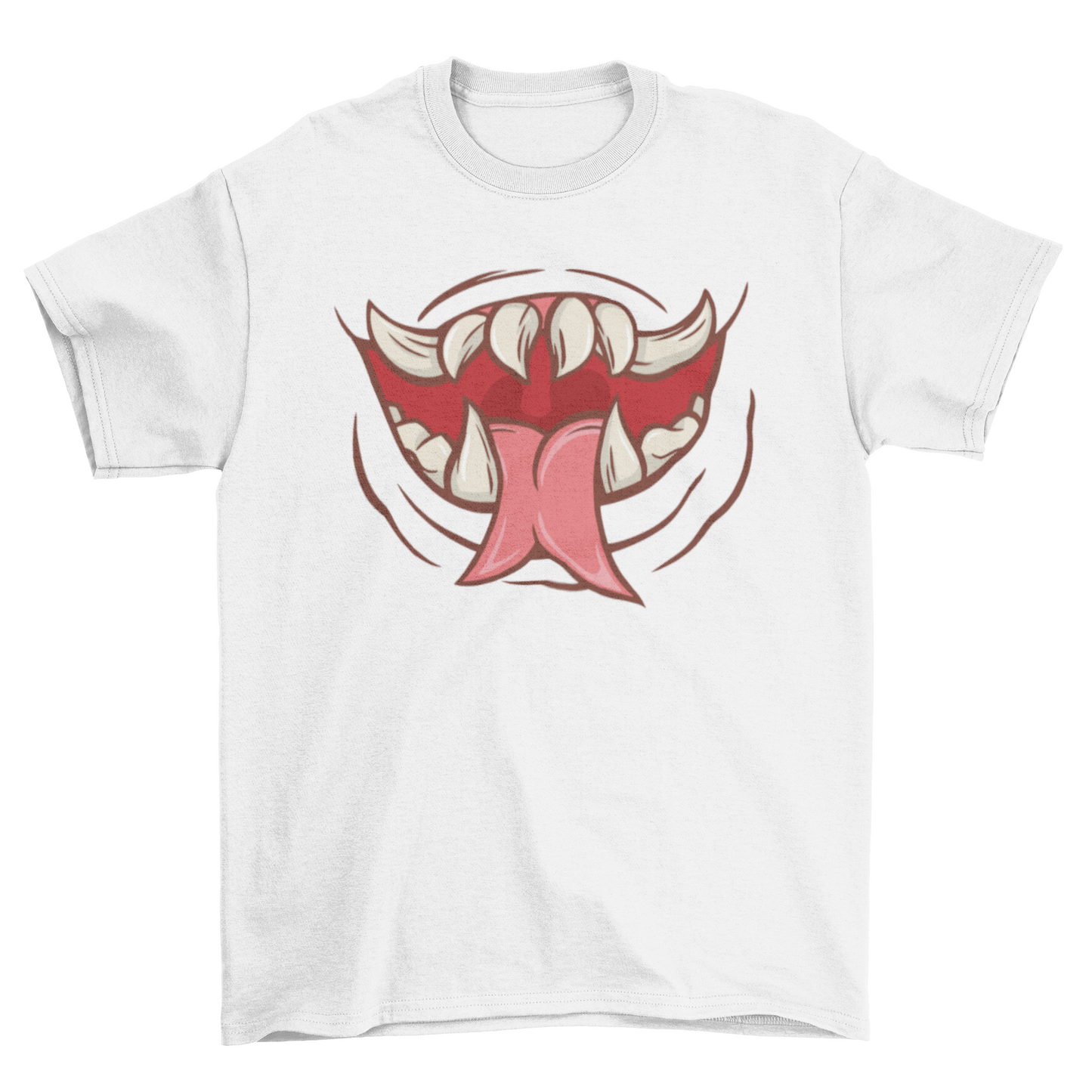 Creepy monster mouth t-shirt