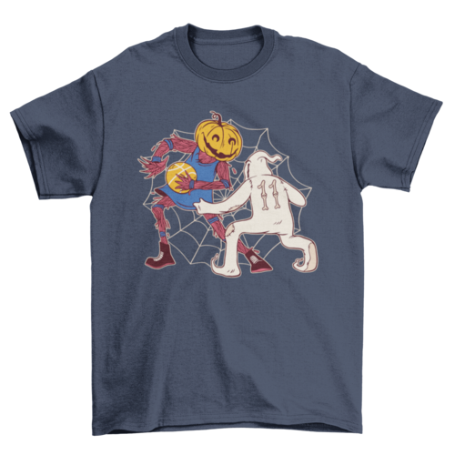 Halloween basketball t-shirt