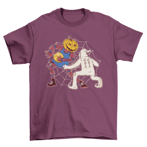 Halloween basketball t-shirt