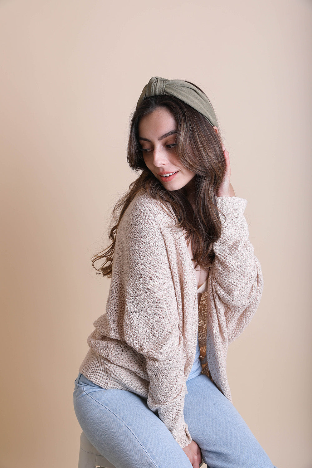 Wide Striped Topknot Headband – Chic and Comfortable