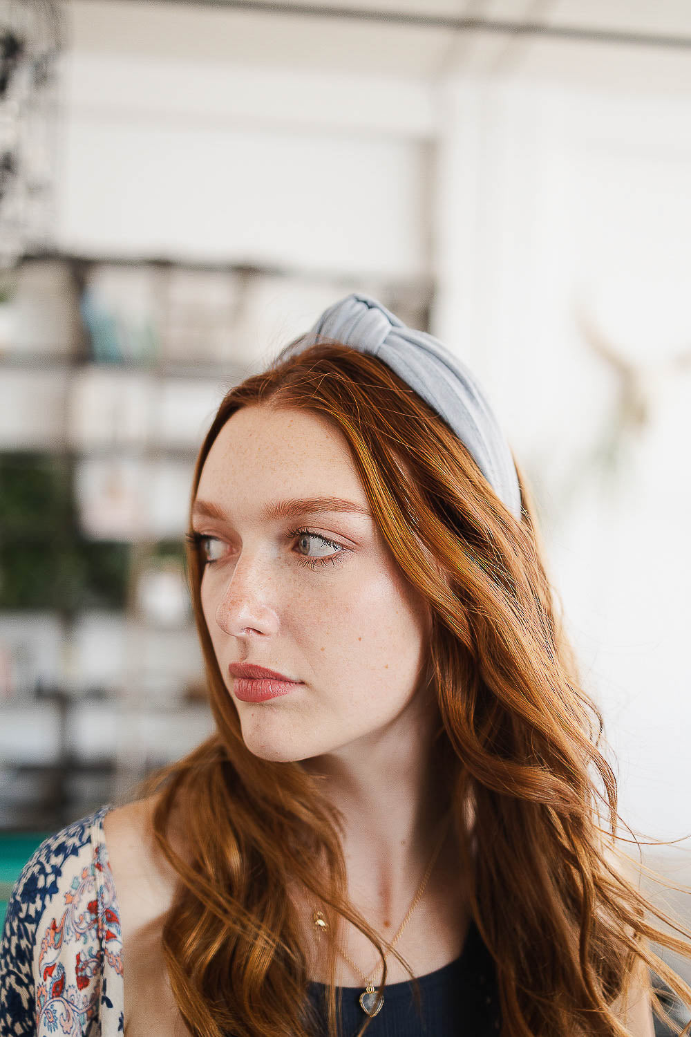 Wide Striped Topknot Headband – Chic and Comfortable