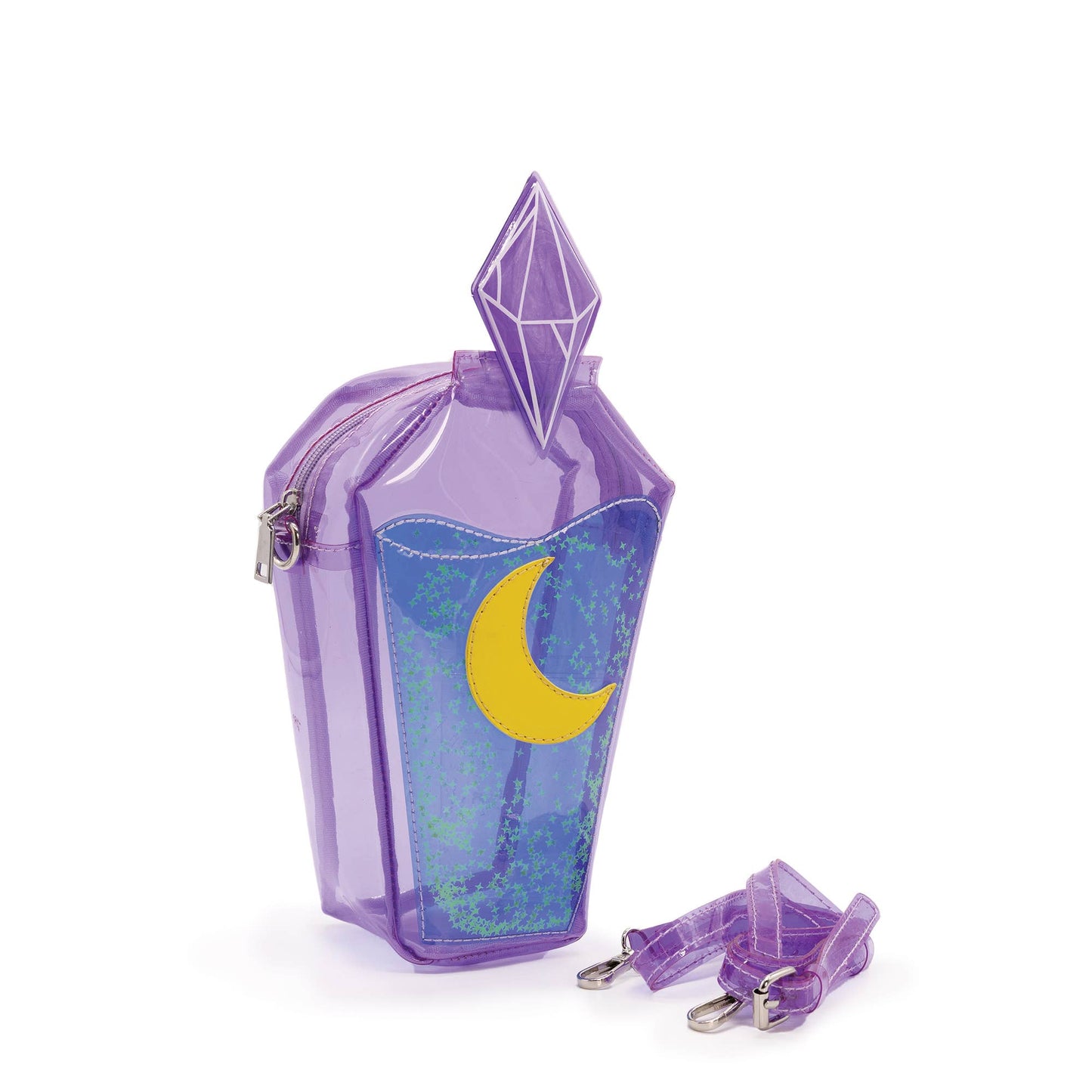 Glow in the Dark Potion Bottle Handbag | Semi-Transparent Adjustable