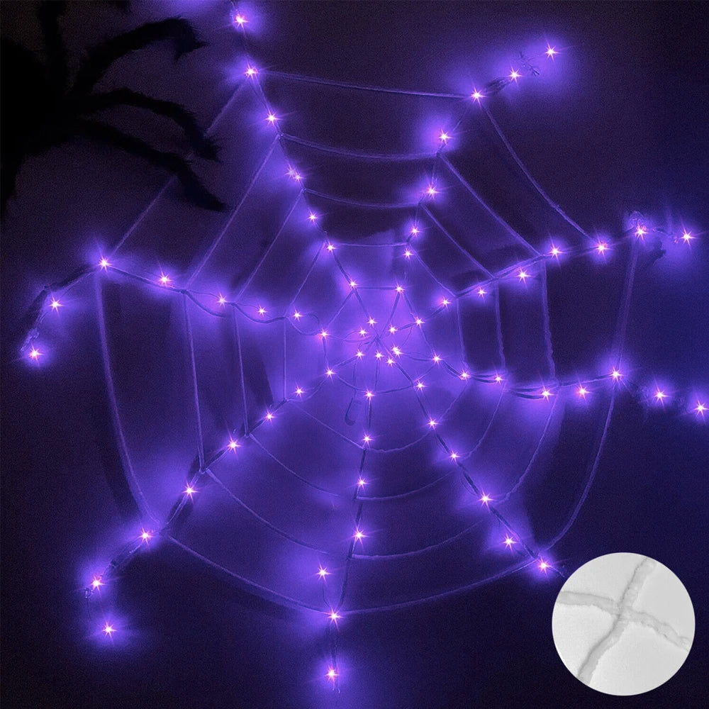 Large Light Up Cobweb Halloween Display Prop – Trendy Drop 2025 Edition