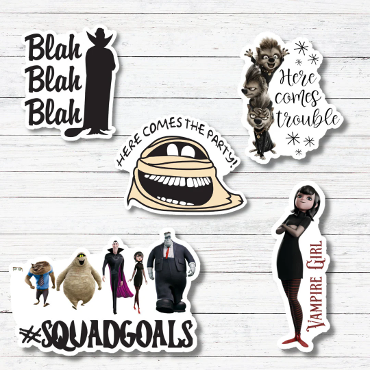 HT squad goals-Hotel Transylvania Sticker/Magnet
